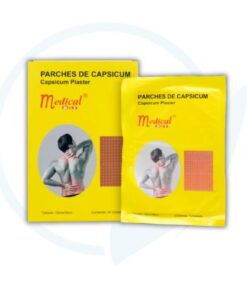 Parches de Capsicum 12 cm x 18 cm (Medical ByT) Caja x 24 und