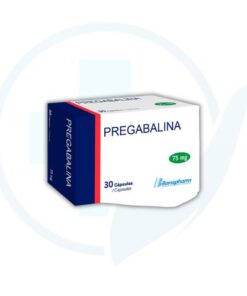 Pregabalina 75 mg (Bonapharm) Caja x 30 Capsulas