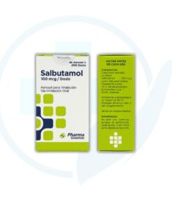 Salbutamol 100 mcg (Pharmagenericos) Frasco x 200 Dosis