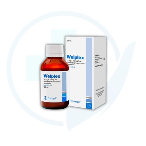 Welplex Jarabe (Dextrometorfano bromhidrato + Guaifenesina) 120 ml