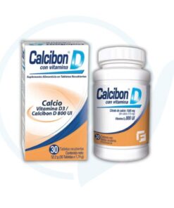 Calcibone D (Citrato de Calcio + Vitamina D) Caja x 30 Tabletas