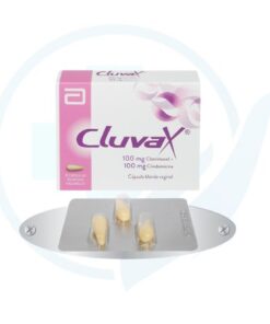 Cluvax ( Clotrimazol 100 mg + Clindamicina 100 mg ) x 3 capsulas