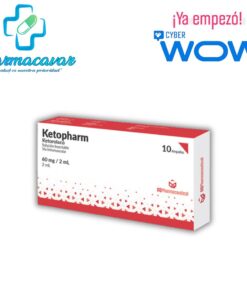 Ketopropharm IV (Ketoprofeno 100mg/5ml) Caja x 10 Ampollas