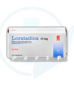 Loratadina 10 mg (Farmindustria) Caja x 100 Tableta