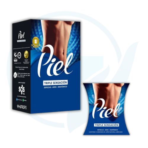 Preservativo Piel Triple Sensacion - Caja x 72 und