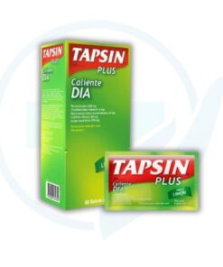 Tapsin Plus Dia (Paracetamol + Clorfernamina + Dextrometorfano + Cafeina + Acido Ascorbico) Caja x 60 Sobres