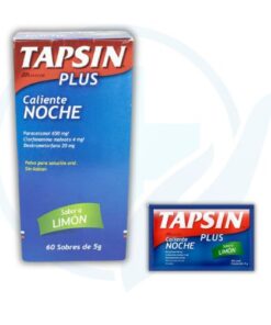 Tapsin Plus Noche (Paracetamol + Clorfenamina + Dextrometorfano) Caja x 60 Sobres