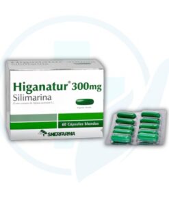 Higanatur 300 mg (Silimarina) Caja x 60 Capsulas Blandas