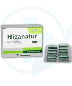 Higanatur 500 mg (Silimarina) Caja x 30 Capsulas Blandas