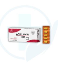 Aciclovir 800 mg (AC Farma) Caja x 10 Tabletas