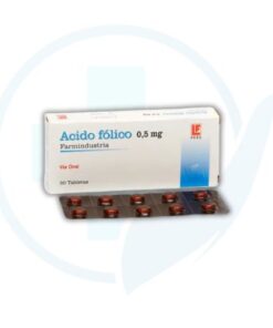 Acido Folico 0.5 mg (Farmindustria) Caja x 30 Tabletas