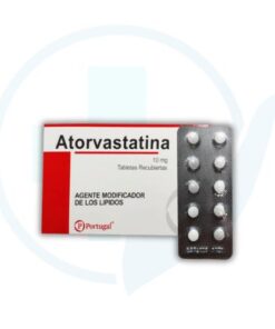 Atorvastatina 20 mg (Portugal) Caja x 10 Tabletas