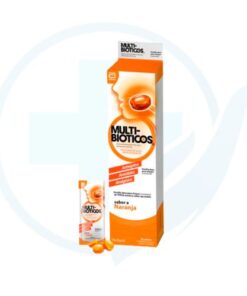 Caramelos Multibioticos Sabor Naranja Caja x 50 Sobres x 4 Caramelos