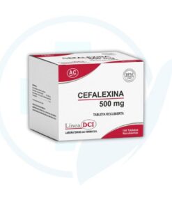 Cefalexina 500 mg (Ac Farma) Caja x 100 Tabletas