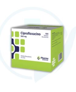 Ciprofloxacino 500 mg (Pharmagenericos) Caja x 100 Tabletas