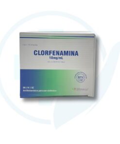 clorfenamina 10 mg (LiderPharma) Caja x 100 Ampollas