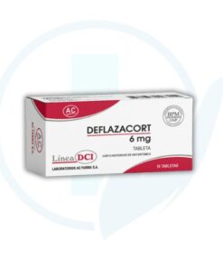 Deflazacort 6 mg (Ac Farma) Caja x 10 Tabletas