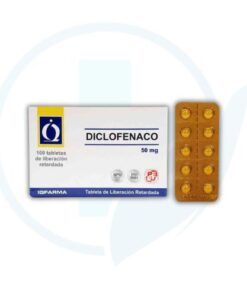 Diclofenaco 50 mg (IQFarma) Caja x 100 Tabletas