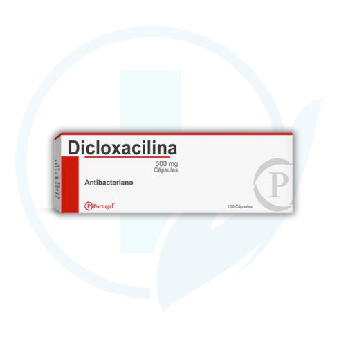 Dicloxacilina 500 mg (Portugal) Caja x 100 Capsulas