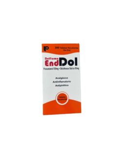 Enddol NF (Paracetamol 500 mg + Ibuprofeno 150 mg) Caja x 200 Tabletas