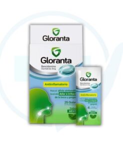 Gloranta Caramelos Sabor a Menta Caja x 25 Sobres x 4 Caramelos