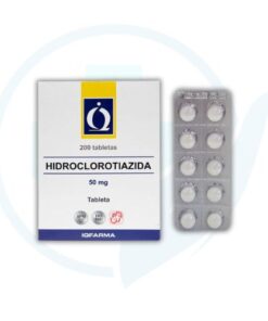 Hidroclorotiazida 50 mg (IQFarma) Caja x 200 Tabletas