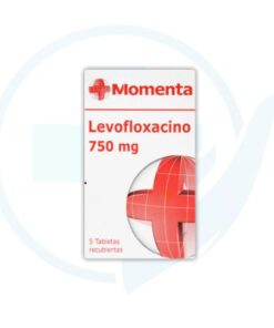 Levofloxacino 750 mg (Momenta) Caja x 5 Tabletas