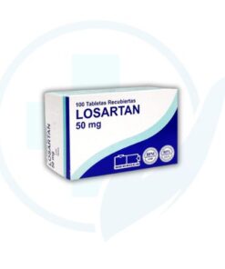 Losartan 50 mg (Medrock) Caja x 100 Tabletas