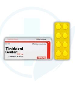 Tinidazol 500 mg (Genfar) Caja x 8 Tabletas