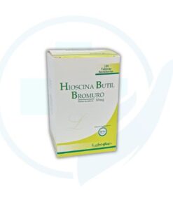 Hioscina Butil Bromuro 10 mg (LaboGen) Caja x 100 Tabletas