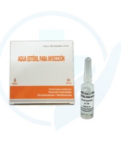 Agua Estéril para Inyección 5 ml (Dany) Caja x 25 Ampollas