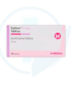 Eutirox 75 Microgramos (Levotiroxina Sodica) Caja x 50 Tabletas