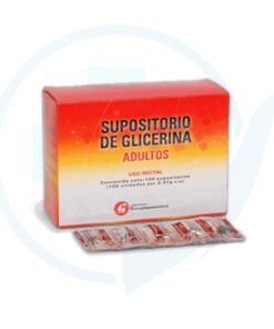 Supositorio de Glicerina para Adulto (Uso Rectal) Caja x 100 Und