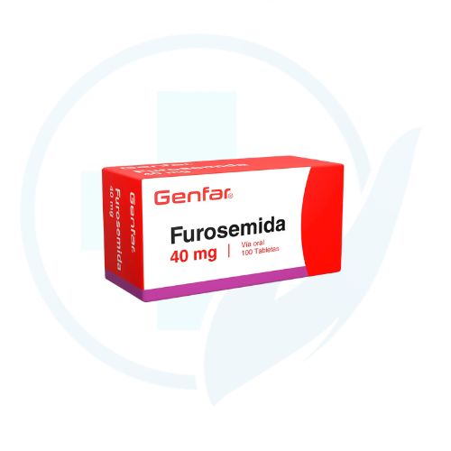 Furosemida 40 mg (Genfar) Caja x 100 Tsbletas