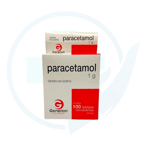 Paracetamol 1g (Genfar) Caja x 100 Tabletas