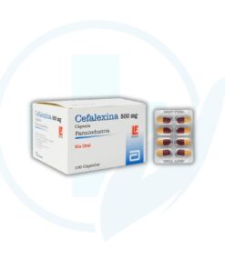 Cefalexina 500 mg (Farmindustria) Caja x 100 Capsulas