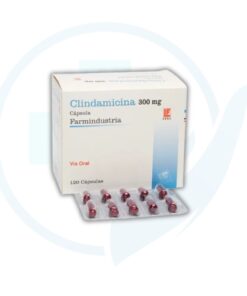 Clindamicina 300 mg (Farmindustria) Caja x 120 Capsulas