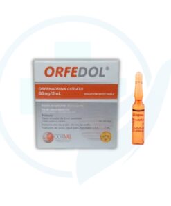 Orfenadrina Citrato 60 mg (Orfedol) Caja x 25 Ampollas